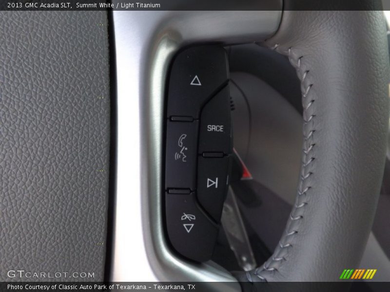 Controls of 2013 Acadia SLT
