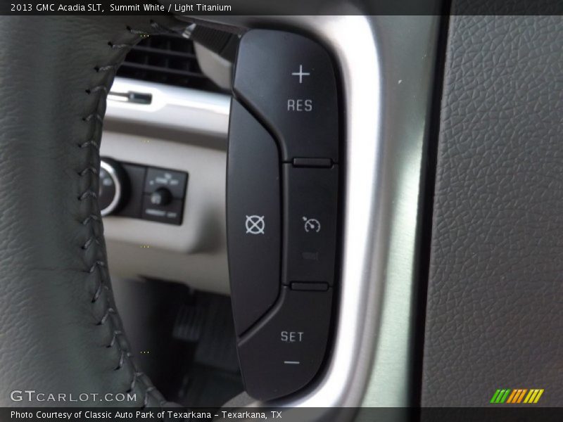Controls of 2013 Acadia SLT