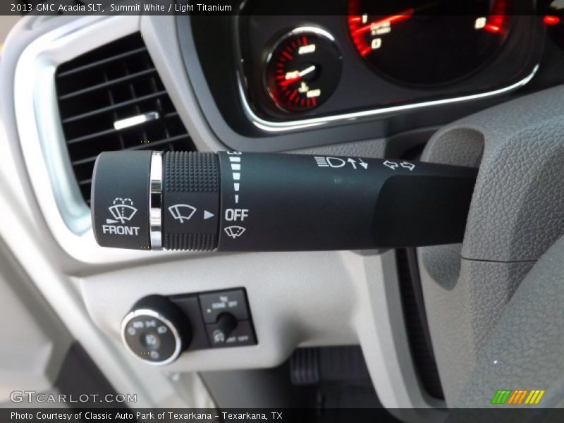 Controls of 2013 Acadia SLT