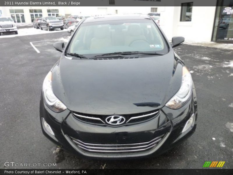 Black / Beige 2011 Hyundai Elantra Limited
