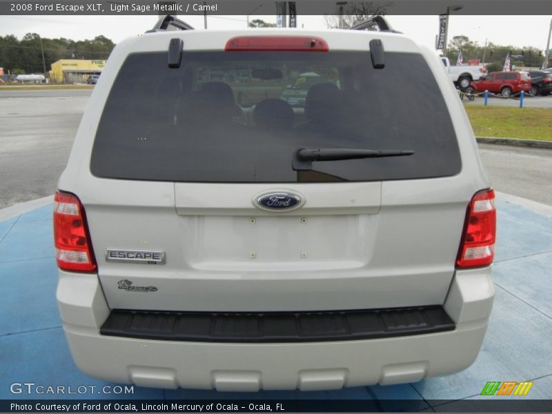 Light Sage Metallic / Camel 2008 Ford Escape XLT