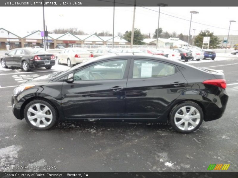 Black / Beige 2011 Hyundai Elantra Limited