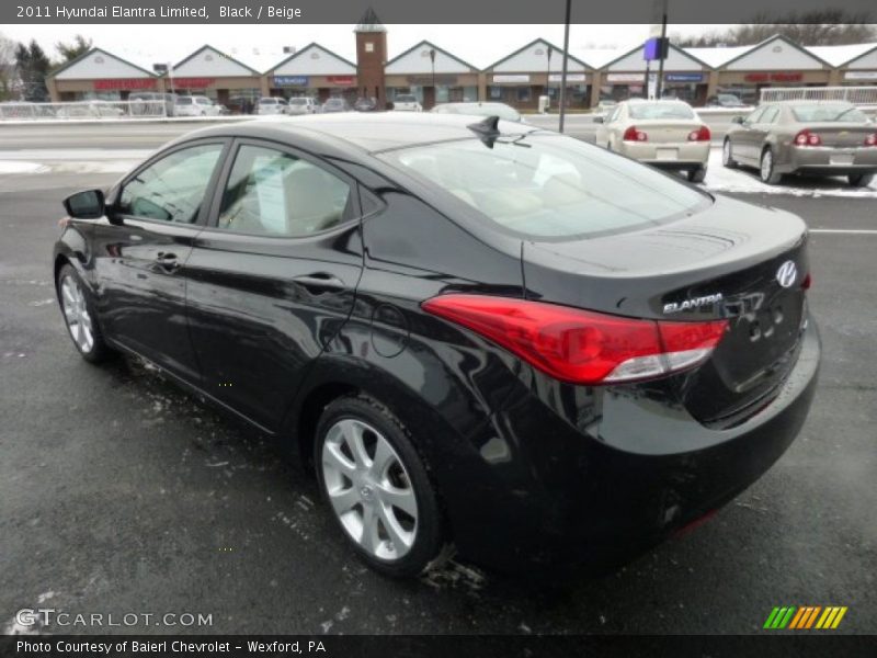 Black / Beige 2011 Hyundai Elantra Limited