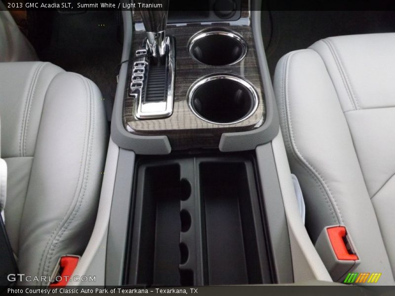 Summit White / Light Titanium 2013 GMC Acadia SLT
