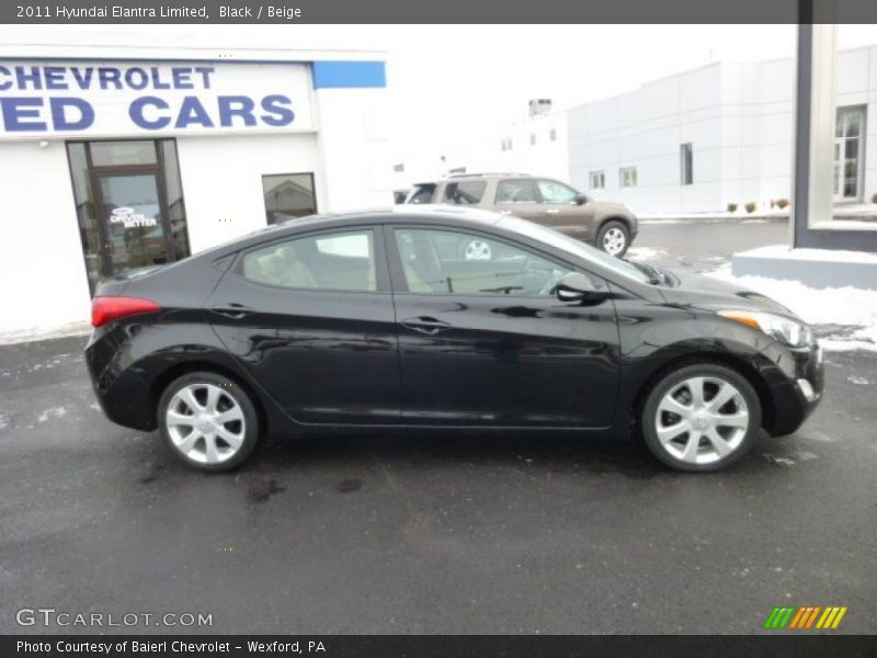 Black / Beige 2011 Hyundai Elantra Limited
