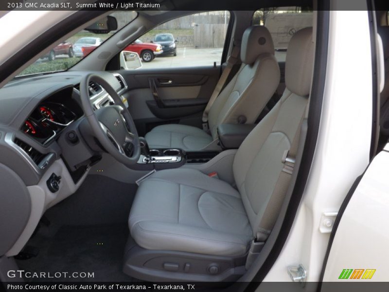 Front Seat of 2013 Acadia SLT