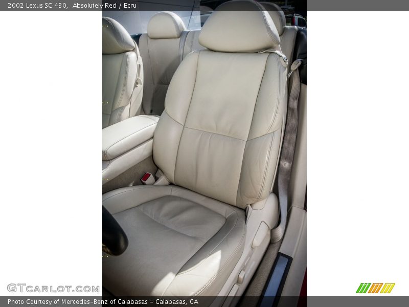 Front Seat of 2002 SC 430