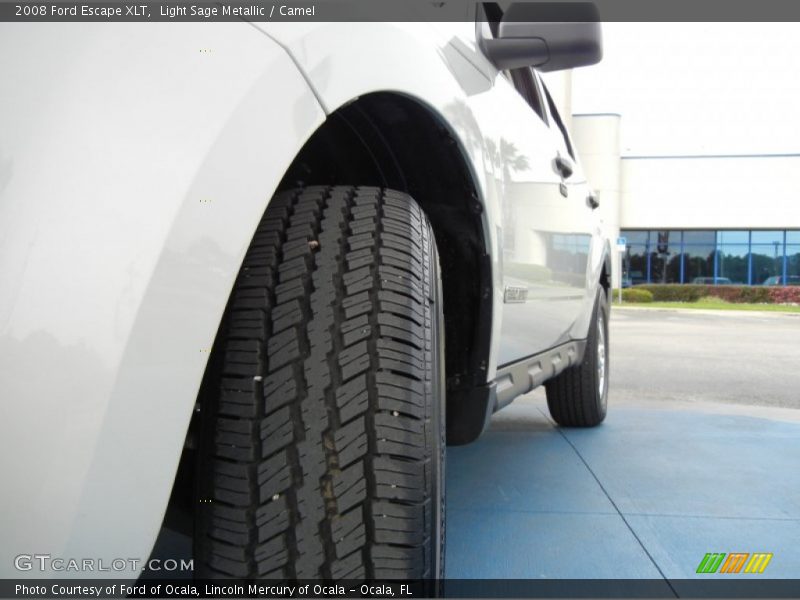 Light Sage Metallic / Camel 2008 Ford Escape XLT