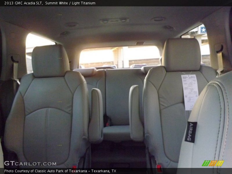 Rear Seat of 2013 Acadia SLT