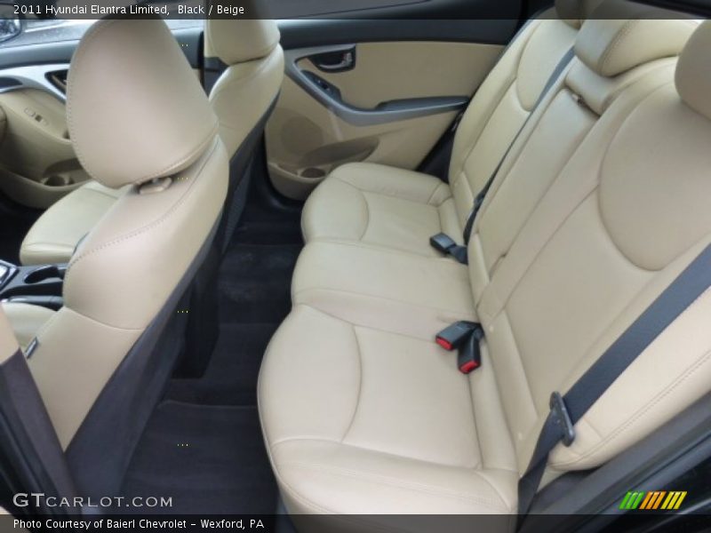 Black / Beige 2011 Hyundai Elantra Limited