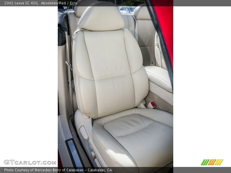 Front Seat of 2002 SC 430