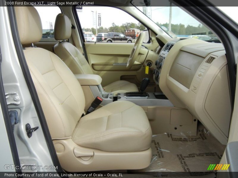 Light Sage Metallic / Camel 2008 Ford Escape XLT