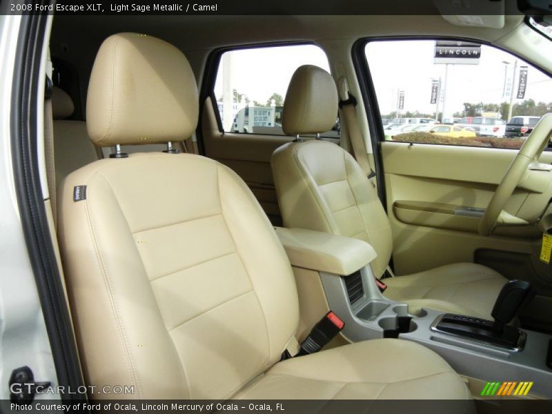 Light Sage Metallic / Camel 2008 Ford Escape XLT
