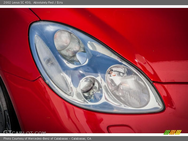 Absolutely Red / Ecru 2002 Lexus SC 430