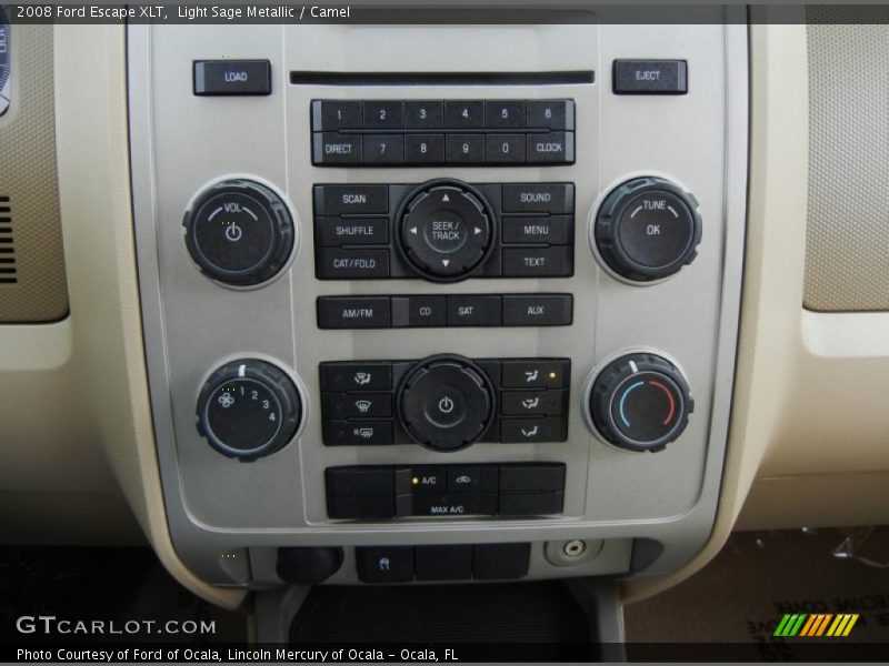Controls of 2008 Escape XLT