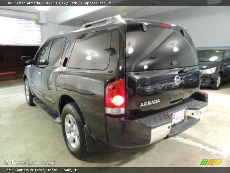 Galaxy Black / Graphite/Titanium 2006 Nissan Armada SE 4x4