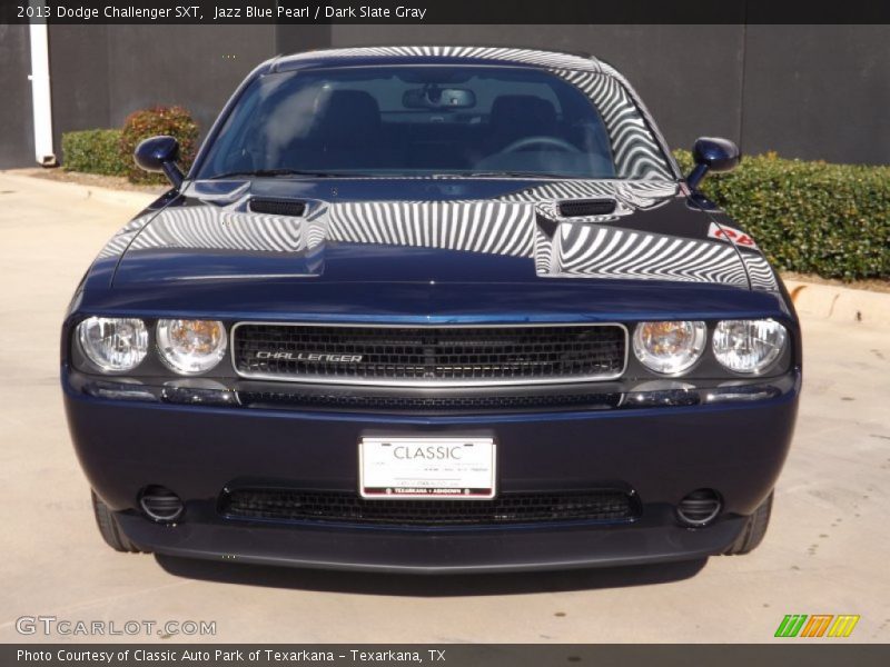 Jazz Blue Pearl / Dark Slate Gray 2013 Dodge Challenger SXT