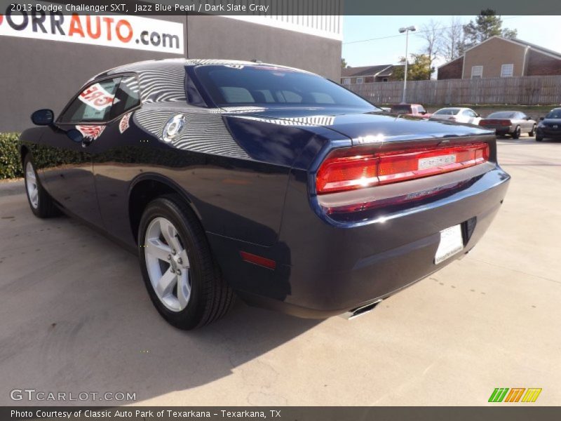 Jazz Blue Pearl / Dark Slate Gray 2013 Dodge Challenger SXT
