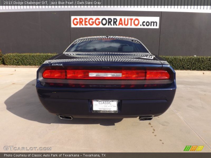 Jazz Blue Pearl / Dark Slate Gray 2013 Dodge Challenger SXT