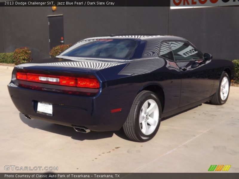 Jazz Blue Pearl / Dark Slate Gray 2013 Dodge Challenger SXT