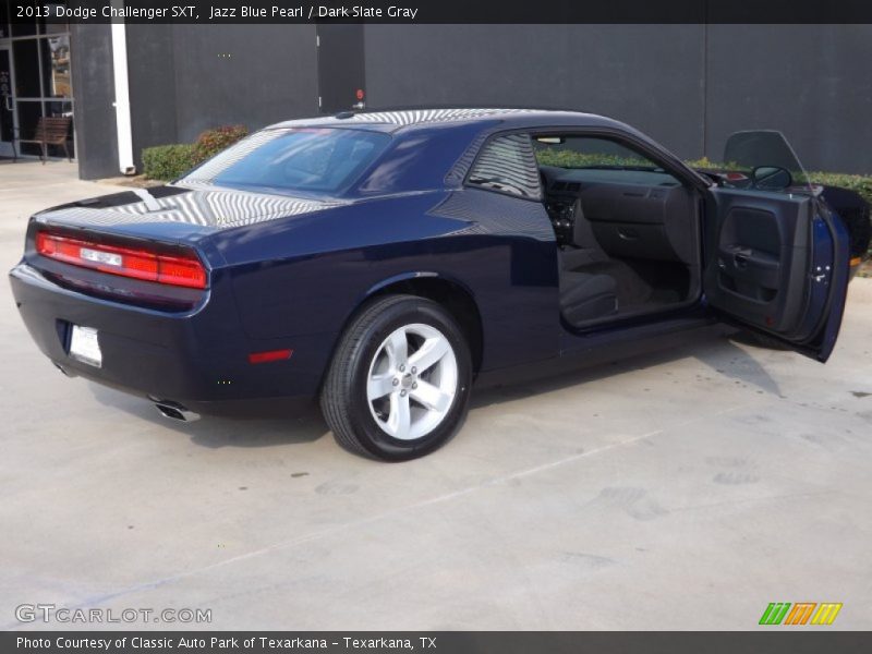 Jazz Blue Pearl / Dark Slate Gray 2013 Dodge Challenger SXT