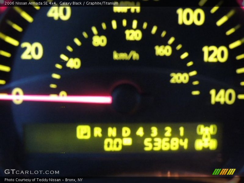 Galaxy Black / Graphite/Titanium 2006 Nissan Armada SE 4x4