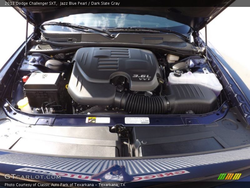 Jazz Blue Pearl / Dark Slate Gray 2013 Dodge Challenger SXT