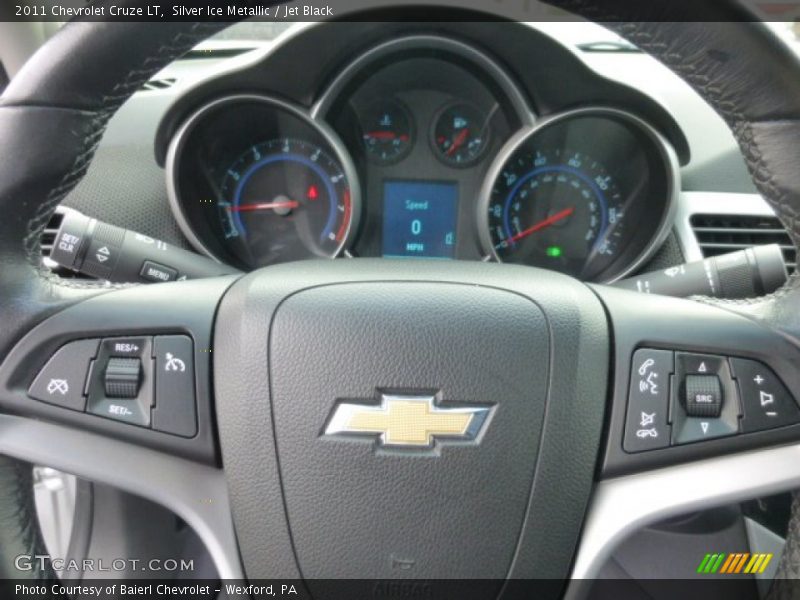 Silver Ice Metallic / Jet Black 2011 Chevrolet Cruze LT