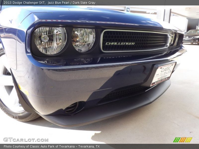 Jazz Blue Pearl / Dark Slate Gray 2013 Dodge Challenger SXT
