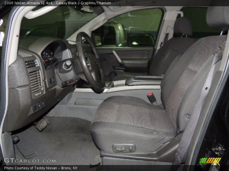 Galaxy Black / Graphite/Titanium 2006 Nissan Armada SE 4x4