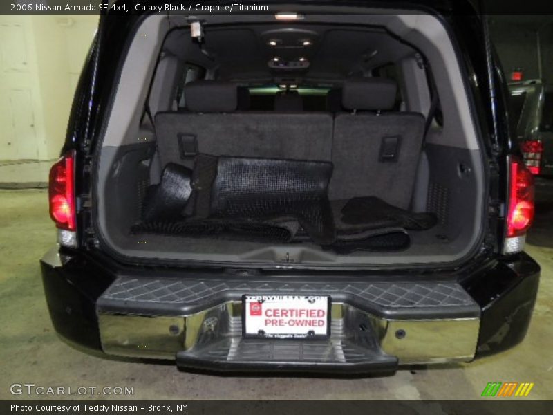 Galaxy Black / Graphite/Titanium 2006 Nissan Armada SE 4x4