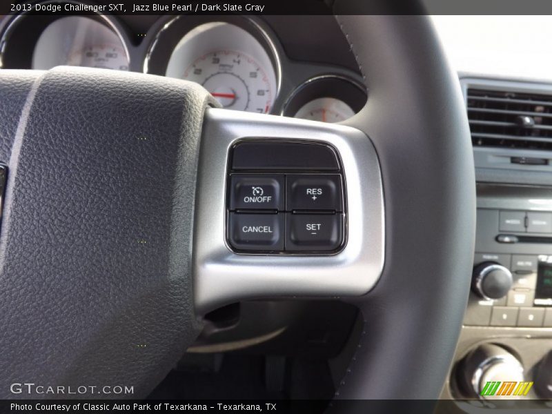 Jazz Blue Pearl / Dark Slate Gray 2013 Dodge Challenger SXT
