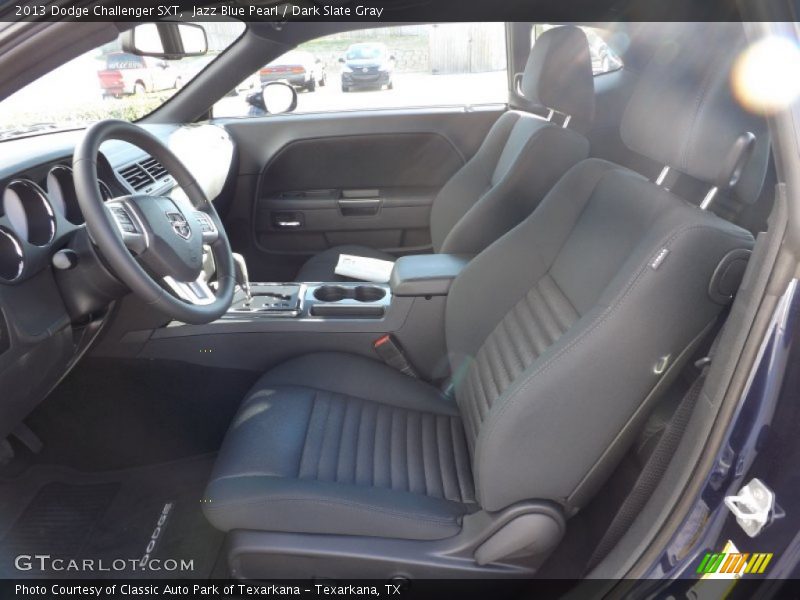 Jazz Blue Pearl / Dark Slate Gray 2013 Dodge Challenger SXT
