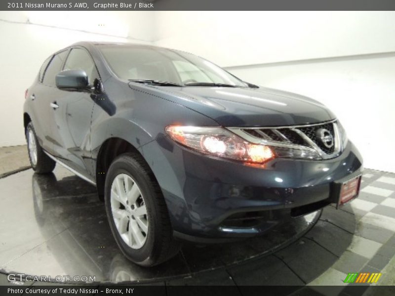 Graphite Blue / Black 2011 Nissan Murano S AWD
