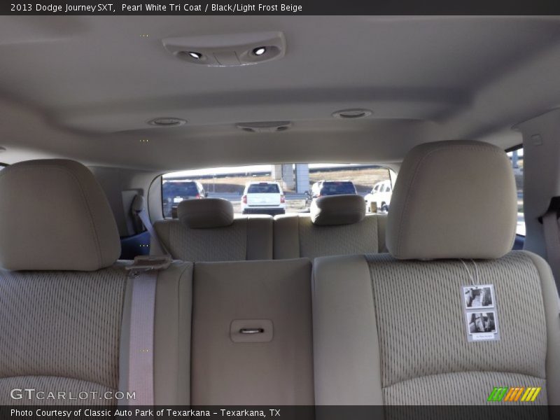 Pearl White Tri Coat / Black/Light Frost Beige 2013 Dodge Journey SXT