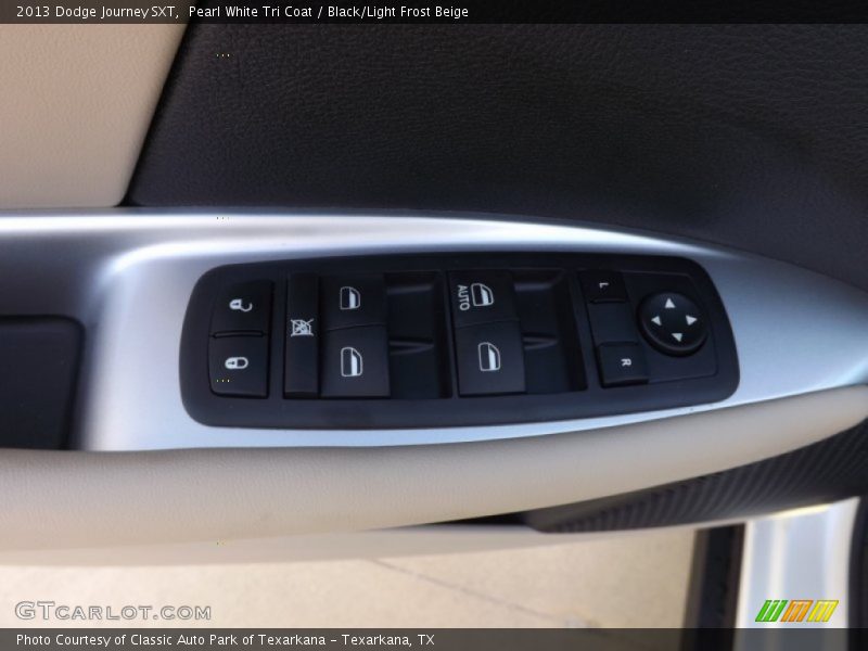Pearl White Tri Coat / Black/Light Frost Beige 2013 Dodge Journey SXT