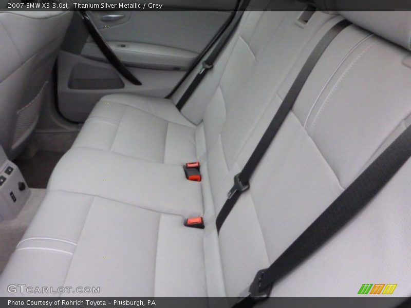 Titanium Silver Metallic / Grey 2007 BMW X3 3.0si