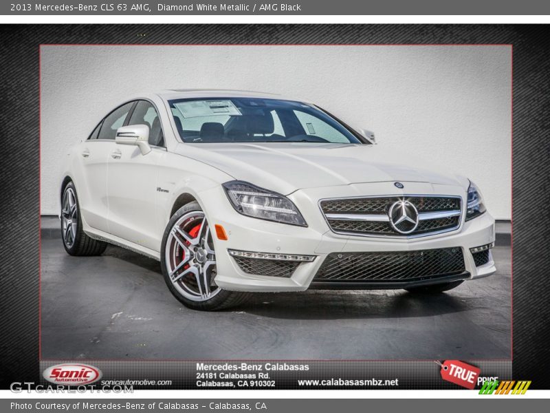 Diamond White Metallic / AMG Black 2013 Mercedes-Benz CLS 63 AMG