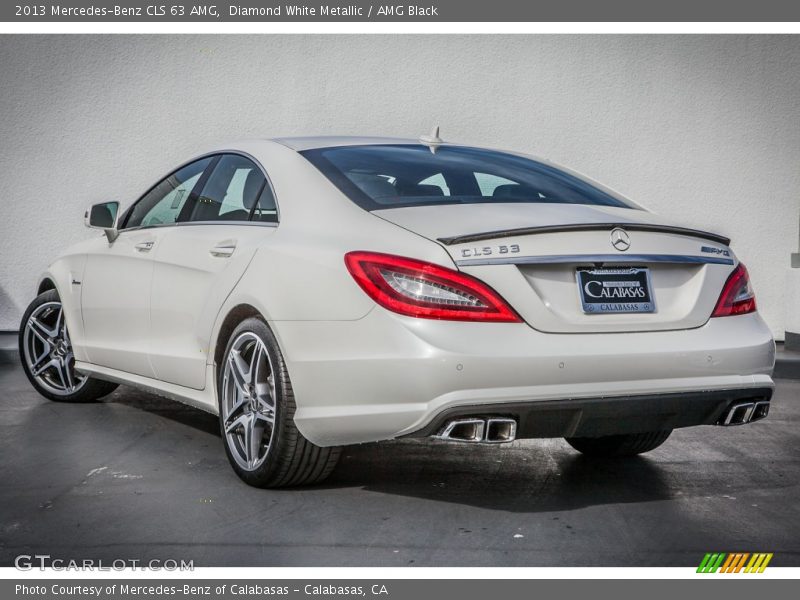 Diamond White Metallic / AMG Black 2013 Mercedes-Benz CLS 63 AMG