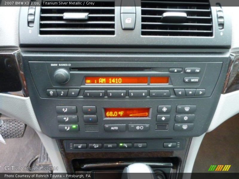 Titanium Silver Metallic / Grey 2007 BMW X3 3.0si