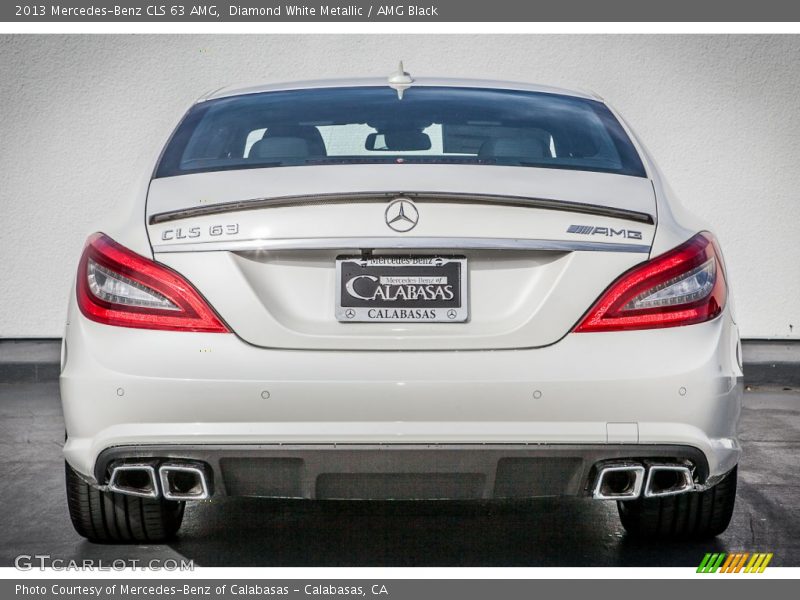 Diamond White Metallic / AMG Black 2013 Mercedes-Benz CLS 63 AMG