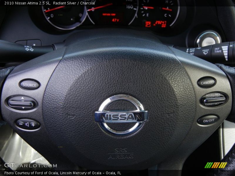 Radiant Silver / Charcoal 2010 Nissan Altima 2.5 SL