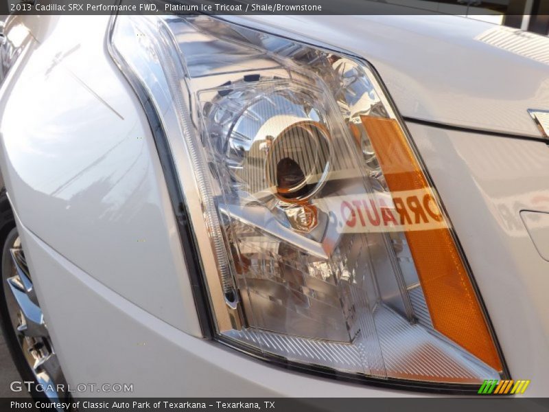 Platinum Ice Tricoat / Shale/Brownstone 2013 Cadillac SRX Performance FWD