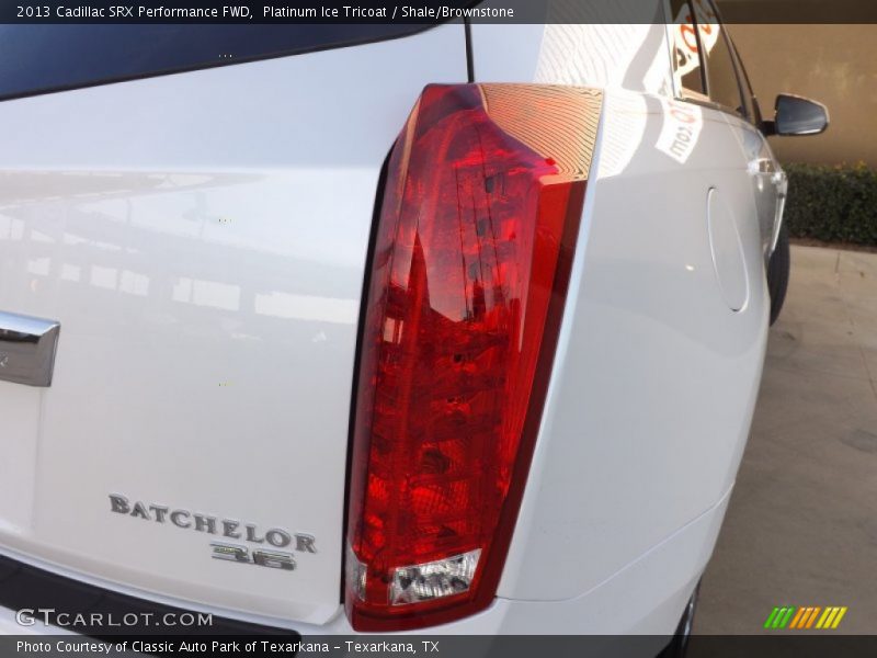 Platinum Ice Tricoat / Shale/Brownstone 2013 Cadillac SRX Performance FWD