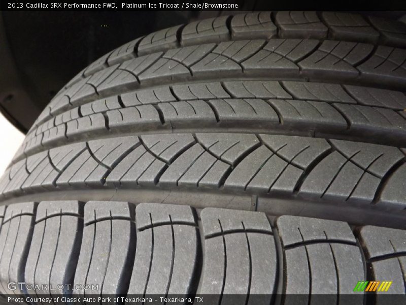 Platinum Ice Tricoat / Shale/Brownstone 2013 Cadillac SRX Performance FWD