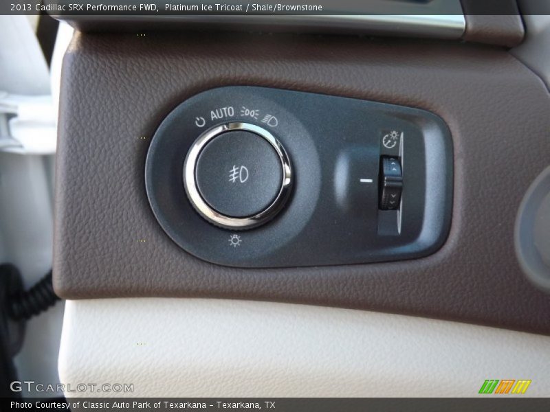 Platinum Ice Tricoat / Shale/Brownstone 2013 Cadillac SRX Performance FWD