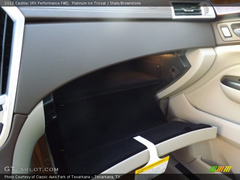 Platinum Ice Tricoat / Shale/Brownstone 2013 Cadillac SRX Performance FWD