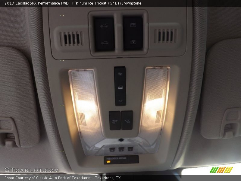 Platinum Ice Tricoat / Shale/Brownstone 2013 Cadillac SRX Performance FWD