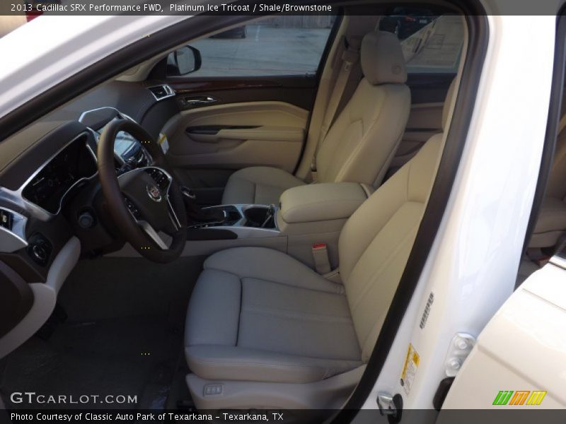 Platinum Ice Tricoat / Shale/Brownstone 2013 Cadillac SRX Performance FWD