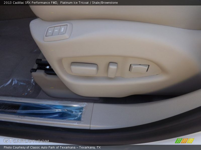 Platinum Ice Tricoat / Shale/Brownstone 2013 Cadillac SRX Performance FWD
